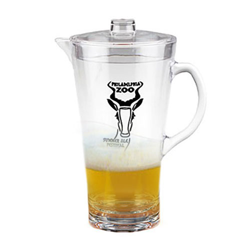 2 Liter Clear Acrylic Plastic Pitcher with Lid